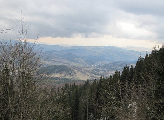 Panorama z Zerwy Cylowej.